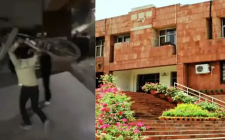 JNU बना जंग का अखाड़ा, दो गुटों में चले लात-घूंसे