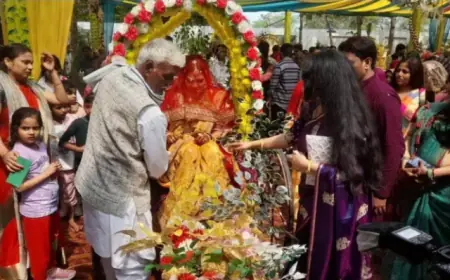 भाजपा नेता की बेटी बैलगाड़ी से विदा होकर ससुराल पहुंची