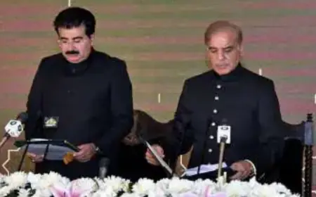 पाकिस्तान: शहबाज शरीफ ने दूसरी बार ली पीएम पद की शपथ