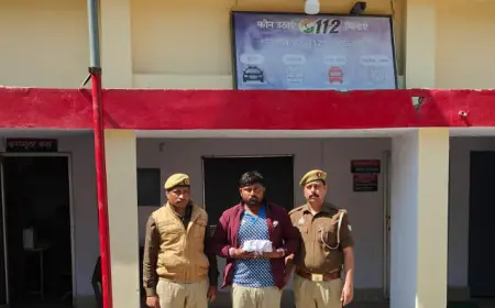 सिढ़पुरा पुलिस द्वारा हिस्ट्रीशीटर अभियुक्त को 750 ग्राम मादक पदार्थ के साथ किया गिरफ्तार।