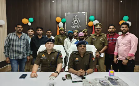 Etah Crime : तालों की चाबी बनाने वाले 2 शातिर अंतरराज्यीय चोर लाखों के माल सहित गिरफ्तार