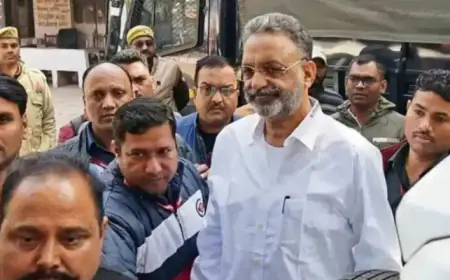 मुख्तार अंसारी को आजीवन कारावास, कोर्ट ने सुनाई सजा