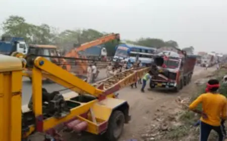 सड़क हादसे में एक पर्यटक की मौत, पांच घायल