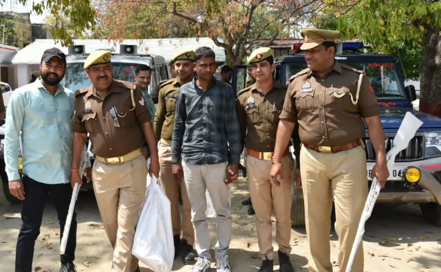 Etah UP Crime : पुलिस ने असलाह फैक्ट्री का किया भंडाफोड़, 10 तमंचे सहित एक गिरफ्तार