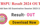 VBSPU Result 2024 OUT : Direct Download UG and PG Marksheet Here