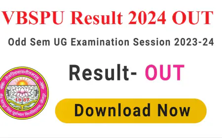 VBSPU Result 2024 OUT : Direct Download UG and PG Marksheet Here