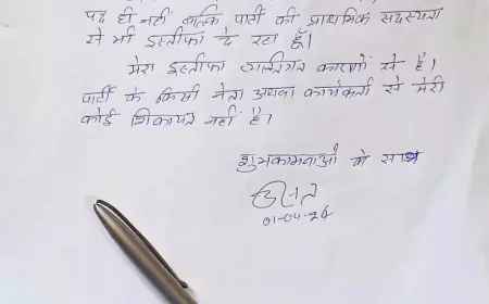 कांग्रेस प्रवक्ता ने पार्टी से दिया इस्तीफा