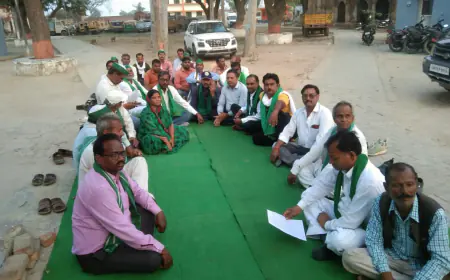 भाकियू भानु व टिकैत गुट आमने-सामने, थाना बना छाबनी