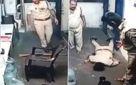 कैमरे के सामने आत्महत्या! IOB बैंक में ड्यूटी के दौरान SPF कांस्टेबल ने खुद को मारी गोली