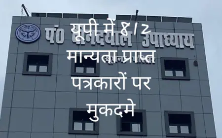 यूपी के 812 अभियुक्त पत्रकारों की जिलेवार सूची आरटीआई में डीजीपी ऑफिस ने की सार्वजनिक