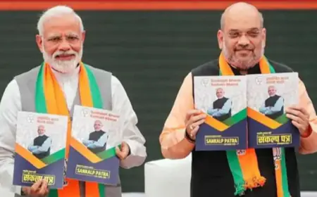 राष्ट्रप्रथम की भावना के साथ विकसित भारत बनाने की स्पष्ट रूपरेखा है भाजपा का संकल्प पत्र