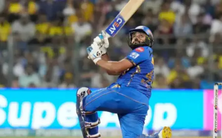 रोहित शर्मा ने T20 क्रिकेट में 500 छक्के लगाने वाले पहले बल्लेबाज बने