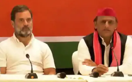 राहुल और अखिलेश, गाजियाबाद में की जॉइंट PC; चुनावी वादों संग मोदी सरकार पर की हमलों की बौछार