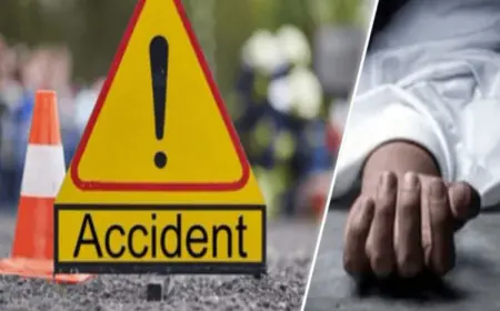 सुन्ना नहर पुल पर हुआ भीषण सड़क हादसा दो बच्चों सहित चार की मौत, चार घायल