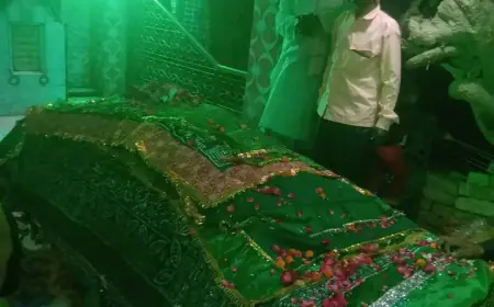 मीर अजीजुल्लाह शाह मक्की बाबा के सालाना उर्फ में उमड़ी वाली भीड़