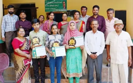 मेधावी छात्र / छात्राओं ने किया विद्यालय टॉप