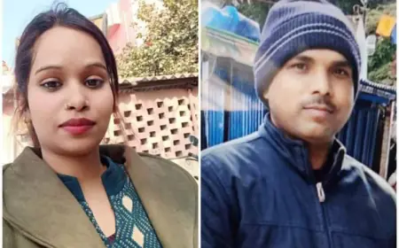 नर्स पत्नी की मौत की खबर सुन शिक्षक पति ने फांसी लगाकर दी जान