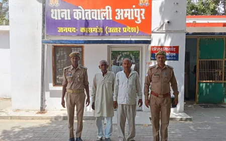 अमांपुर पुलिस द्वारा वारंटी अभियुक्त को किया गया गिरफ्तार ।