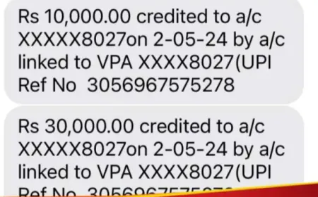 Online Scam: आपके मोबाइल पर मैसेज आएगा कि खाते में 10 हजार आ गए, और फिर..!