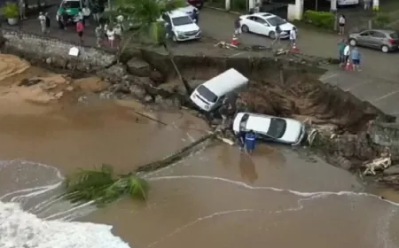 ब्राजील में भारी बारिश 57 मरे, 67 लापता और 32 हजार से ज्यादा प्रभावित