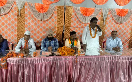 भाजपा प्रत्याशी के प्रचार में सरदार तोषित प्रीत ने झोंकी ताकत