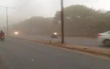 मौसम अलर्ट: मौसम ने करवट ली, तेज आंधी के साथ बूंदाबांदी, यहाँ होगी ओलावृष्टि