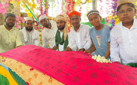 वर्षो से हिन्दू -मुस्लिम की मिसाल रहे रखा दरगाह पर 125 वा उर्स का हुआ आगाज