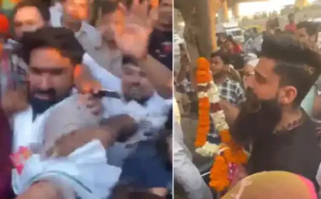 चुनाव प्रचार के दौरान युवक ने कन्हैया कुमार को मारा चांटा, वीडियो वायरल