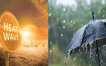 Aaj Ka Mausam: सूरज की तपिश जारी, यूपी के इन क्षेत्रों में बारिश का अनुमान,जानें मौसम का हाल