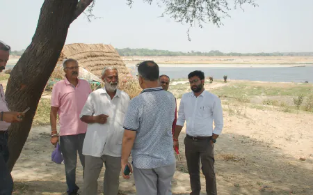 उटंगन नदी पर रेहवाली बांध के लिये सिंचाई विभाग के अनुसंधान एवं नियोजन खंड की टीम ने किया सर्वेक्षण