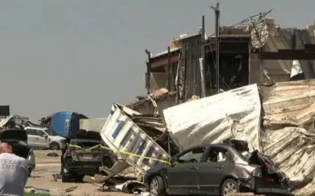 अमेरिका में आये बवंडर ने मचाई तबाही, 18 लोगों की मौत