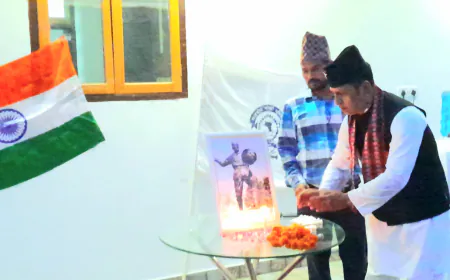 भारत के प्रथम गोरखा शहीद वीर सपूत श्री निरंजन छेत्री जी का शहीद दिवस (८ जून ) बड़े ही धूम धाम से मनाया