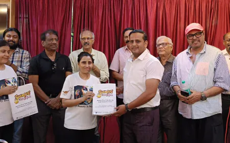 आगरा बास्केट वाल प्रीमियर लीग -1 के कामयाब आयोजन के लिये आयोजक और खिलाड़ी सम्मानित