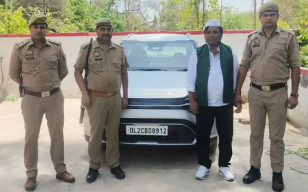 SDM एटा से सीबीआई का भय दिखाकर 5 लाख रुपये मांगने वाला गिरफ्तार