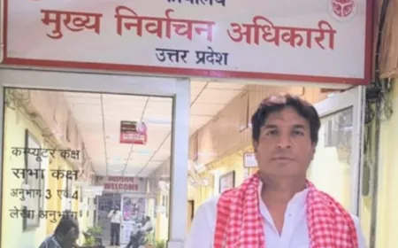 डा. नबल किशोर शाक्य पहुंचे निर्वाचन आयोग, मतगणना का सत्यापन कराने की मांग