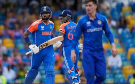 इंडिया ने अफगानिस्तान को 47 रन से हराकर विश्व कप में लगातार चौथी जीत दर्ज की