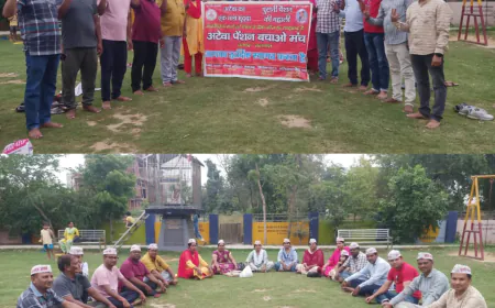 कासगंज पुरानी पेंशन के विकल्प पर अटेवा ने जताया मुख्यमंत्री का आभार