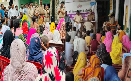 कासगंज जनपद के विभिन्न थाना क्षेत्रों में ऑपरेशन जागृति फेस02 चलाकर लोगों को किया जागरूक।