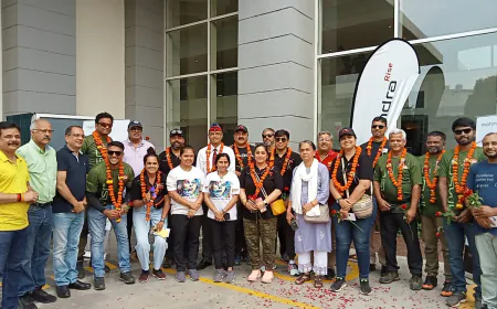 कारगिल योद्धाओं के सम्मान में चल रही रैली का आगरा में हुआ जोरदार स्वागत