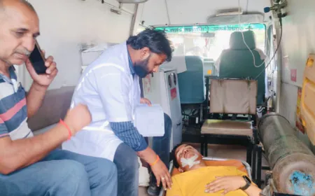 108 एंबुलेंस सेवा ने किया बहुत ही प्रसंशनीय कार्य
