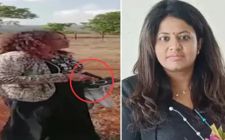 ट्रेनी IAS अधिकारी पूजा खेडकर (Pooja Khedkar) की माँ ने किसानों को बन्दूक से धमकाने का वीडियो वायरल