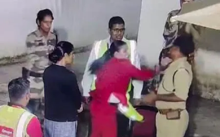 एक रात का क्या रेट लोंगी, हमे भी दो अपनी सेवा पानी, जयपुर एयरपोर्ट पर CISF जवान को महिला ने जड़ा थप्पड़