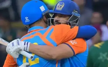 इंडिया चैंपियंस ने पाकिस्तान चैंपियंस को पांच विकेट से हराया