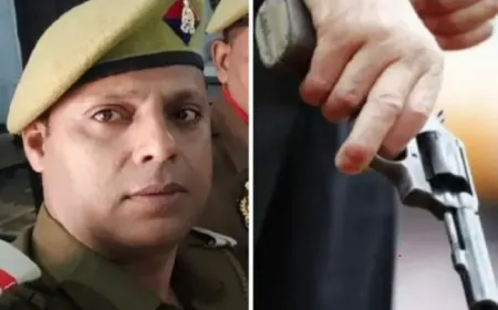 इंस्पेक्टर के हाथ से चली गोली, दरोगा के पेट को चीरती हुई सिपाही के सिर में घुसी गोली