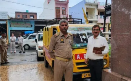 अनियमितताएं मिलने पर एआरटीओ ने स्कूली वाहनों पर किया 45 हजार रुपए जुर्माना