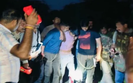 बालिका से दुष्कर्म का आरोपी पुलिस मुठभेड़ में लगने से घायल