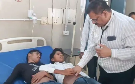 स्कूल के होस्टल में रह रहे छात्र खाना खाने से  हुए फ्रूड पॉयजनिंग के शिकार