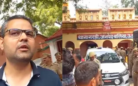 बलिया का नरही थानेदार कमाता है डेढ़ करोड़ रूपये महीना, DIG और ADG ने मारा छापा, नगदी बरामद पुलिकर्मी थाने से भागे