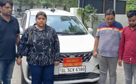 Gaziyabad Nwes : मैं गृहमंत्रालय से बोल रही हूँ, फर्जी IAS रंगदारी में साथियों सहित पकड़ी