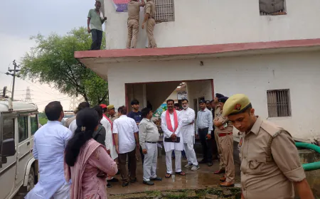 Etah News : गेंगस्टर एक्ट के तहत जुगेंद्र सिंह यादव रामेश्वर सिंह यादव का भट्टा और जमीन कीमत 3 करोड़  लगभग हुई कुर्क